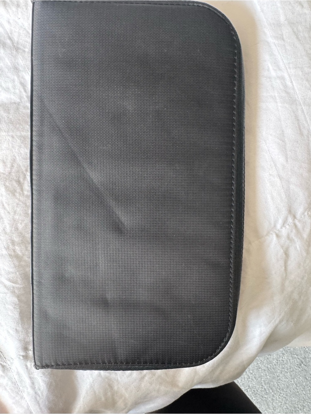 Y-3 Black Cardholder Wallet with Logo Window
